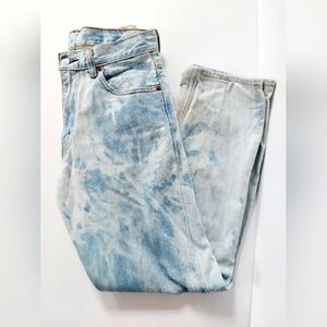 Bleach Splatter Denim Levi 550 Jeans 30x32 Relaxed Fit Slight Taper Leg y2k‎